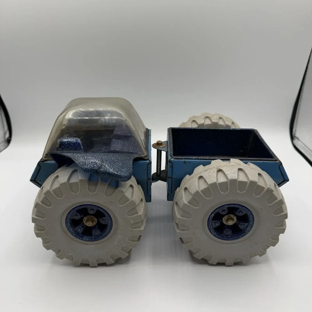 Vintage Tonka Crater Crawler 1970s Blue‎ Body Space Vehicle Pressed Steel Truck